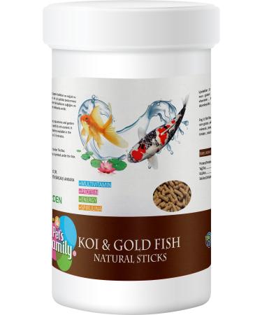 Pets Family Koi - Gold Fish Natural Sticks 1l/100g