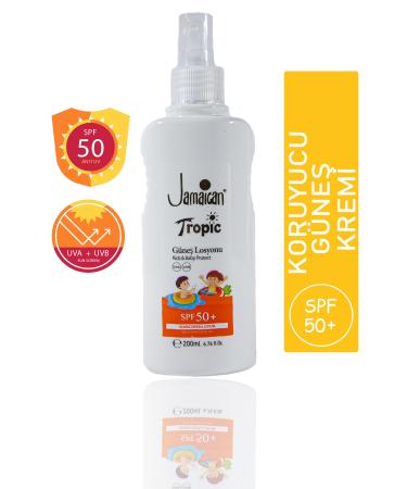 Jamaican Tropic 50 Factor Sun Cream Spray for Kids 200 Ml. Jamaican Tropic
