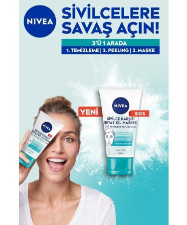 NIVEA Neutrogena Anti-Acne Face Wash Gel & Nive Anti-Acne White Clay Mask - Buy Online on GoSupps.com