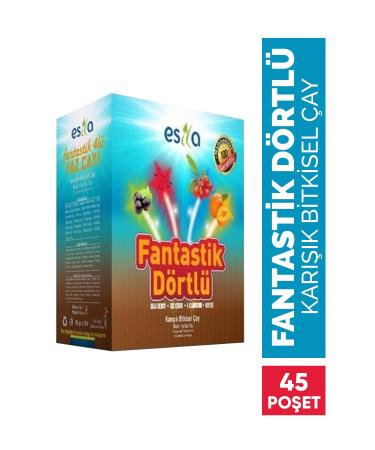 ES LA Fantastic 4-piece Summer Tea Original 45 Filtering Bags