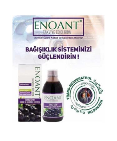 Enoant Grape Extract Immune Booster Resveratrol Catechin Quercetin Containing Solution 250 Ml - Buy Online on GoSupps.com