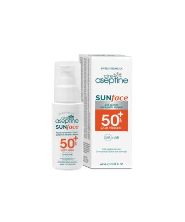 Cire Aseptine Sun Face Spf 50+ Face Sunscreen Lotion 60 Ml - Buy Online on GoSupps.com