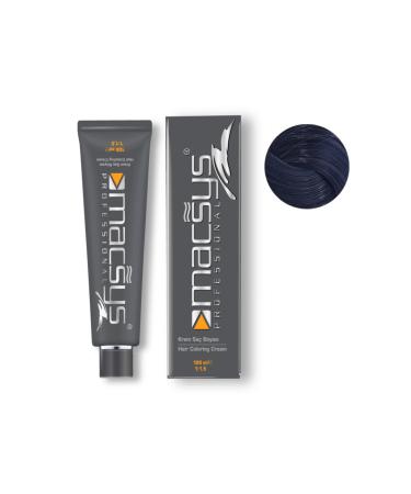 MACSYS 100 ml Professional Hair Dye No: 1.1 (BLUE BLACK)