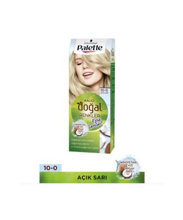 Palette Permanent Natural Colors Hair Dye 10-0 Light Blonde - Buy Online on GoSupps.com