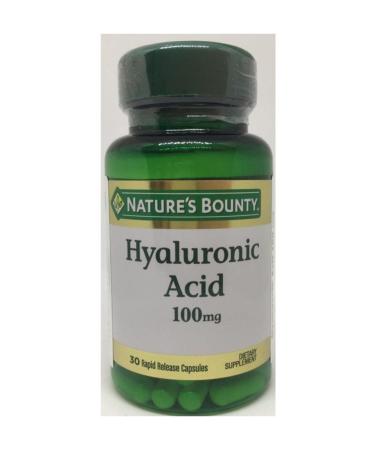 Natures Bounty Hyaluronic Acid 100 mg 30 Capsules Skt 01-2022