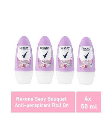 Rexona Sexy Bouquet 50 ml Women Roll On 4 Pack