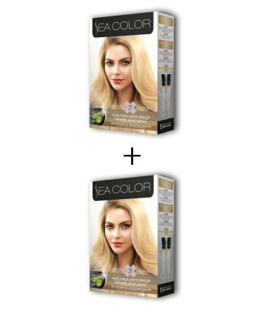 2x2 Tube Cream Hair Dye Set Wheat Blonde No:9.0