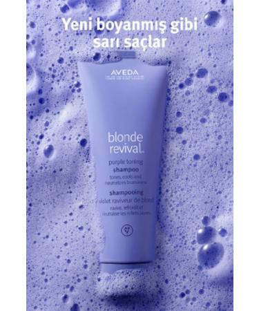 Aveda Blonde Revival Purple Shampoo 200ml 018084030387 Kordelio.