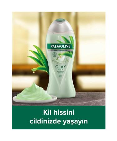 Palmolive Spa Therapy Clay Detox Clay and Aloe Vera Extract Bath and Shower Gel 500 Ml - Buy Online on GoSupps.com