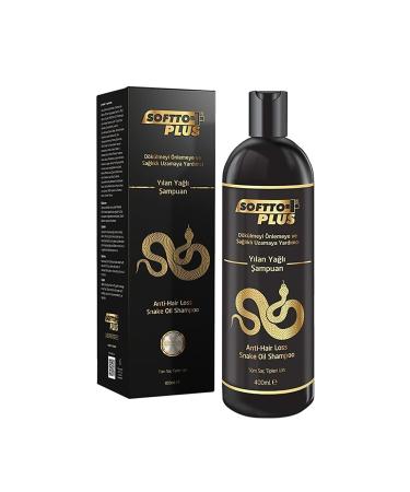 Softto Plus Anti-Hair Loss Effective Snake Oil Super Shampoo for Falling Hair 400 ml.
