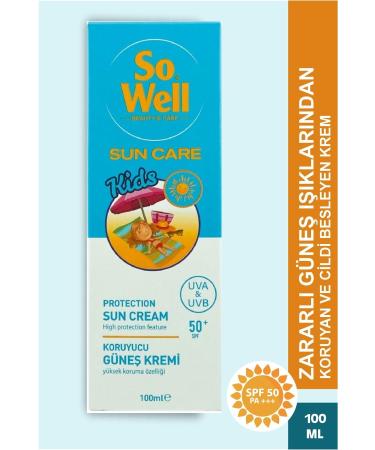 Sowell So Well Kids Sun Cream Spf 50+ Uva & Uvb 100 ml