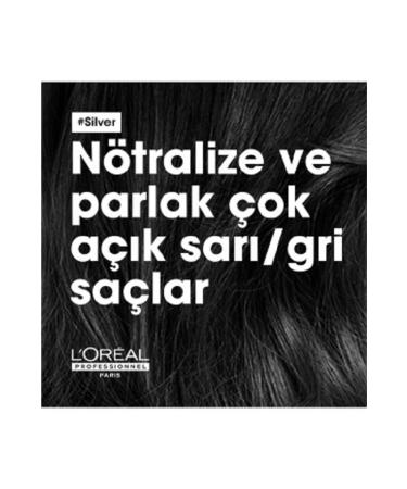 L'oreal Professionnel Serie Expert Silver Color Balancing Purple Shampoo for Very Light Blonde Gray and White Hair 500 ml - Buy Online on GoSupps.com