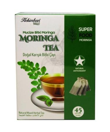 Hekimhan Moringa Tea 45 Filter Bags 2 Pieces