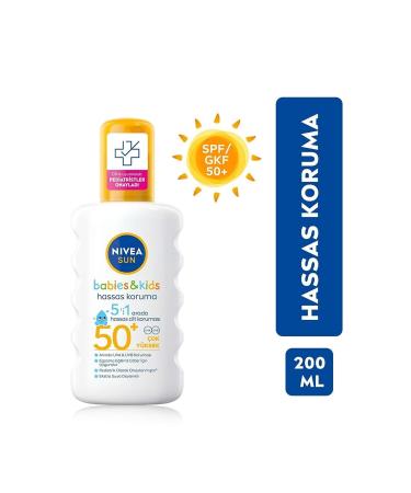 NIVEA Sun Babies&kids Sensitive Protection 5in1 50f 200ml