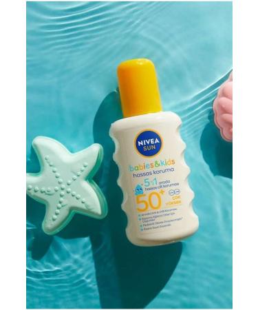 NIVEA Sun Babies&kids Sensitive Protection 5in1 50f 200ml - Buy Online on GoSupps.com