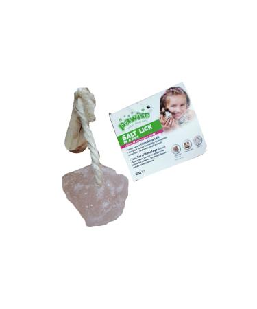 Himalayan Salt Licking Stone Tied on Rope