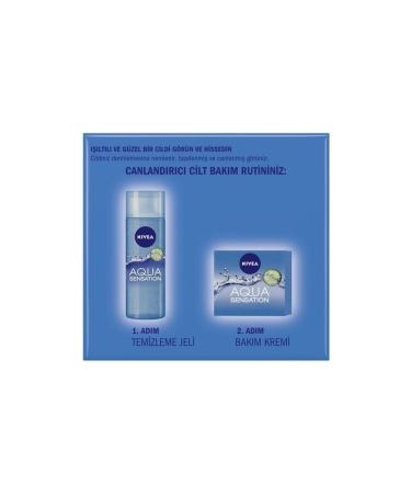 NIVEA Aqua Sensation Revitalizing Care Cream 50ml Aqua Sensation Revitalizing Cleansing Gel 200ml - Buy Online on GoSupps.com