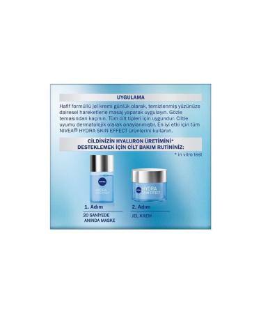NIVEA Hydra Skin Effect Moisturizing Gel Cream 50 ml Aqua Sensation Refreshing Facial Cleansing Gel 200 ml - Buy Online on GoSupps.com