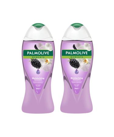 Palmolive Moments Moisturizing Shower Gel with Blackberry and Orchid Extracts 500 Ml 2 Pieces