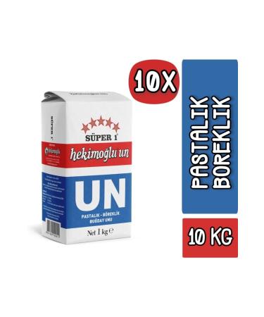 Flour 1 Kg Pastry Wheat X 10 Pieces