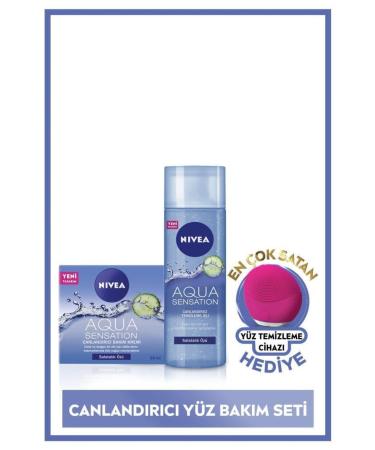 NIVEA Aqua Sensation Revitalizing Care Cream 50ml Aqua Sensation Revitalizing Cleansing Gel 200ml