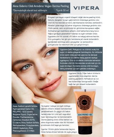 Vipera Acne Skin Purifier Blackhead Cleaner Sebum Balancer Vegan Derma Peeling - Buy Online on GoSupps.com