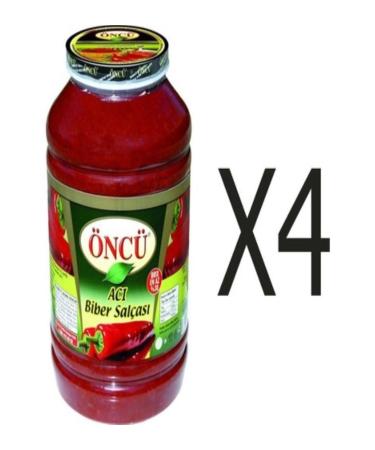 nc Hot Pepper Paste Glass Pet 4300 Gr 4-Piece