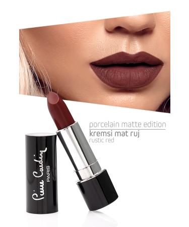 Pierre Cardin Ruj - Porcelain Ruj - Matte Edition Lipstick Rustic Red 209 8680570486538 - Buy Online on GoSupps.com