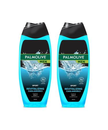 Palmolive Men Sport 4 in 1 Refreshing Shower Gel 500 Ml 2 Pieces