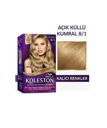 Wella Hair Dye No: 8/1 Light Ash Blonde