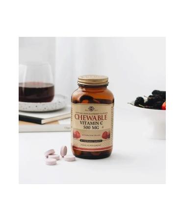 Solgar Chewable Vitamin-c 500 Mg 90 Tablets + Vitamin D3 1000 Iu 100 Tablets - Buy Online on GoSupps.com