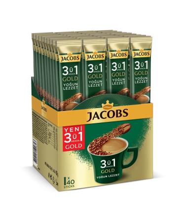 Jacobs 3 in 1 Gold Intense Flavor Coffee 40 X 18 g