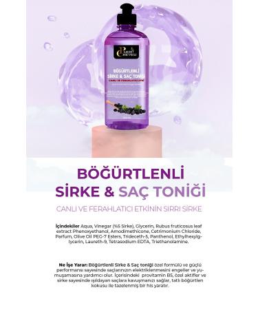 puer cheveu Blackberry Vinegar & Hair Tonic 500 ml - Buy Online on GoSupps.com