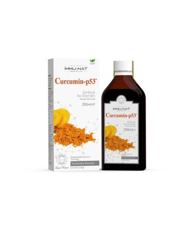 Immu-Nat Immunat Curcumin P53 Turmeric Liquid Extract 250 Ml