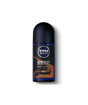 NIVEA Erkek Men Deep Dimension Espresso Roll-on 50 Ml