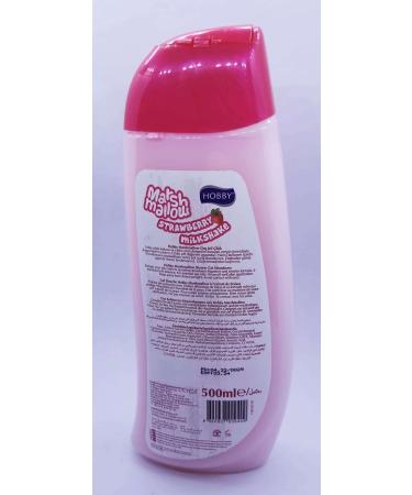 Hobby Body Wash Marshmallow Strawberry 500ml - Buy Online on GoSupps.com