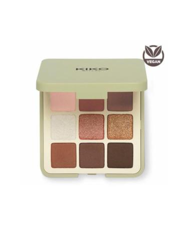 kiko milano Kiko 9-Piece Eyeshadow Palette - New Green Me Eyeshadow Palette 101 Cool Spice