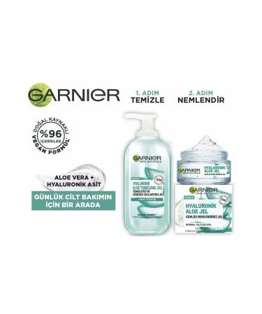Garnier Hyaluronic Aloe Gel 50 ml Hyaluronic Aloe Cleansing Gel 200ml 3600542333016 3600542231978 - Buy Online on GoSupps.com