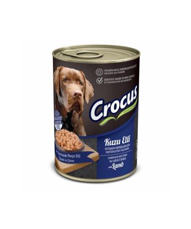 Crocus Adult Dog Lamb Meat Canned Wet Food 400 Gr