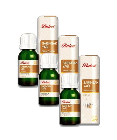 Balen Garlic Oil 20 ml * 3pcs Cold Pressed