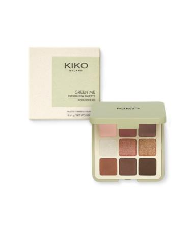 kiko milano Kiko 9-Piece Eyeshadow Palette - New Green Me Eyeshadow Palette 101 Cool Spice - Buy Online on GoSupps.com