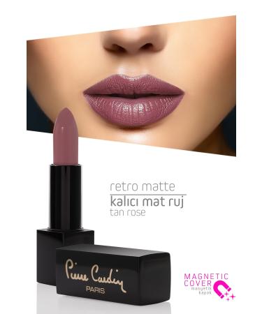 Pierre Cardin Retro Matte Lipstick - Tan Rose - 138