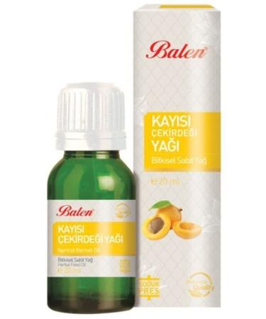 Balen Apricot Kernel Oil 20ml Cold Press Gimdes Certified