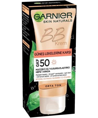 Garnier Skin Naturals Bb Cream Anti-Blemish Medium 50 ml Lwsbb