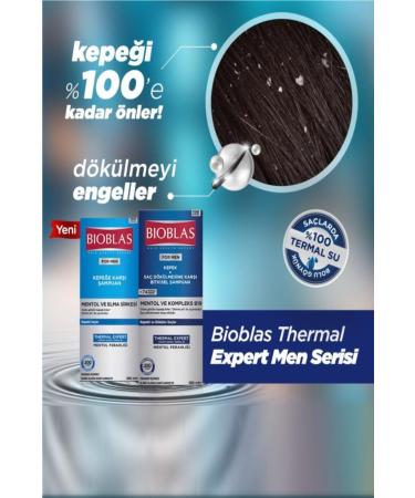 Bioblas For Men Menthol & Apple Cider Vinegar And Complex B19 Shampoo 360 Ml X 2 Pieces - Buy Online on GoSupps.com