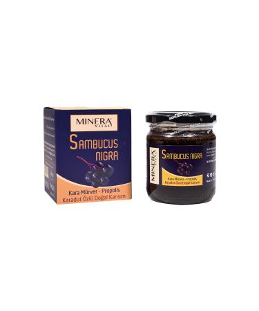 MINERA V TAL Sambucus Nigra Black Elderberry Propolis Black Mulberry Mixture Paste 230 Gr.