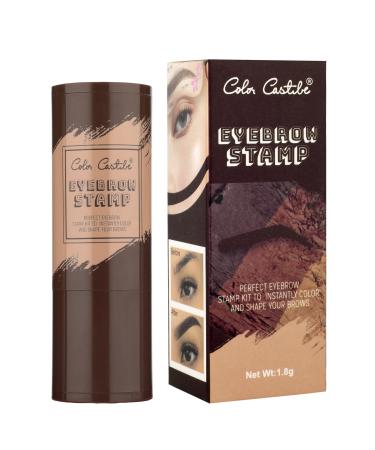 Tikatti Color Castle Brow Stamper Brow Powder Dark Brown - Buy Online on GoSupps.com