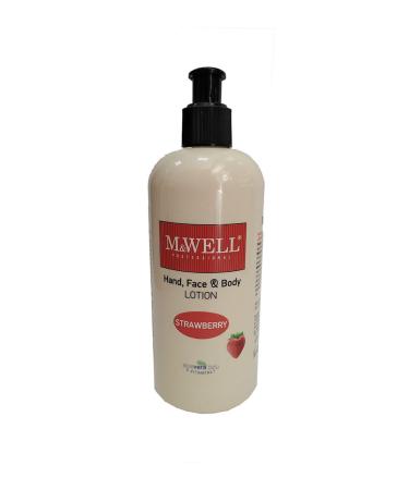 M&well Hand and Body Lotion Strawberry 400 Ml