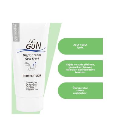 Dermoskin Acgun Repairing Night Cream for Acne and Acne-Prone Skin 30 Ml - Buy Online on GoSupps.com
