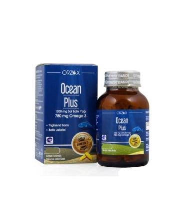 Ocean Plus 1200mg Omega 3 30 Capsules Fish Oil Skt:06/22